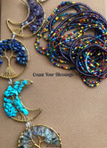 Crown Chakra Personal Ghana Waist Bead Set (5) Strands