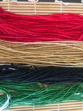 Ghana Waist Beads -Juneteeth - Mini Bundle (20) Strands