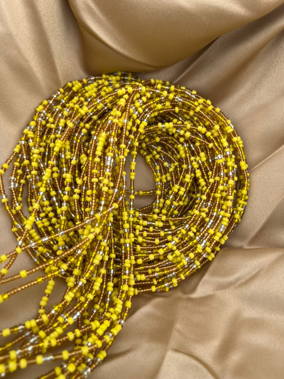 Authentic Ghanaian Oshun Waist Beads Wholesale Bundle | Goddess of Love & Prosperity | 28 Strands