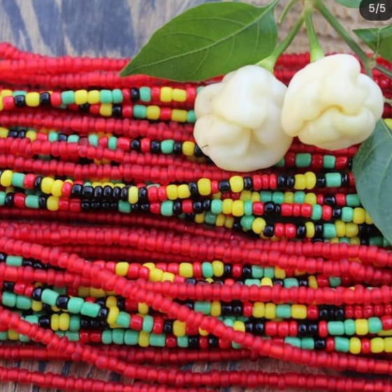 Authentic Ghanaian Waist Beads – 100 Strands Wholesale Bundle
