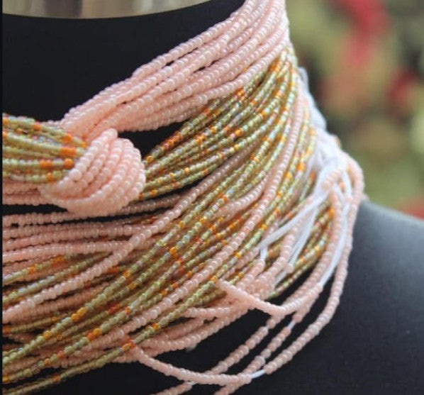 Authentic Ghanaian Waist Beads – 100 Strands Wholesale Bundle