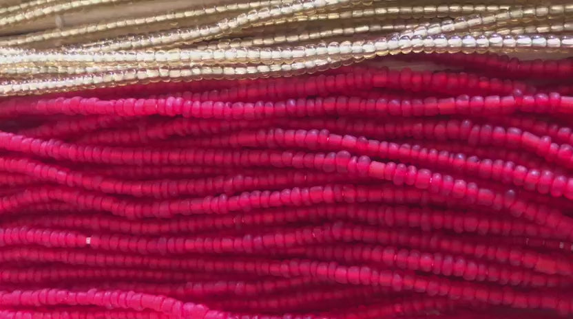 Ghana Waist Beads -Juneteeth - Mini Bundle (20) Strands